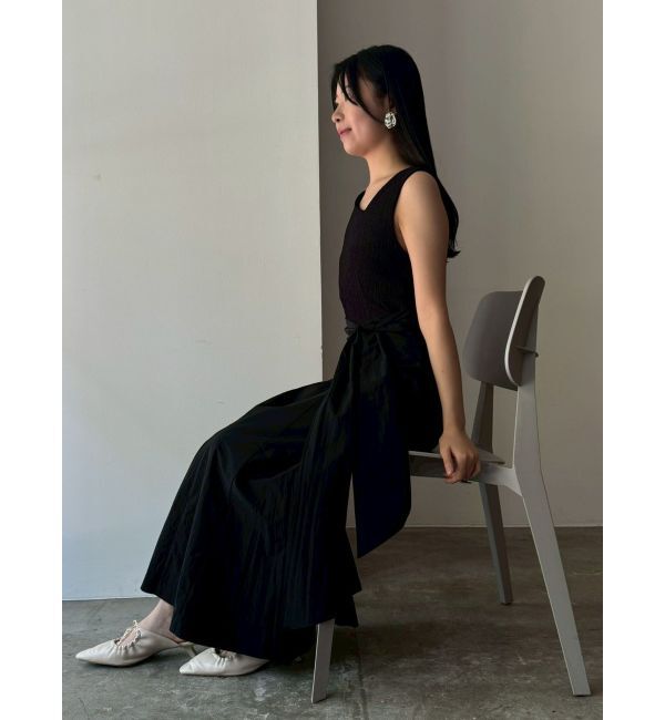 LAGUNAMOON「カットジャガードドッキングワンピース」|ワンピース|