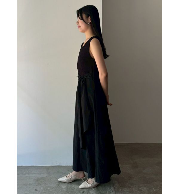 LAGUNAMOON「カットジャガードドッキングワンピース」|ワンピース|