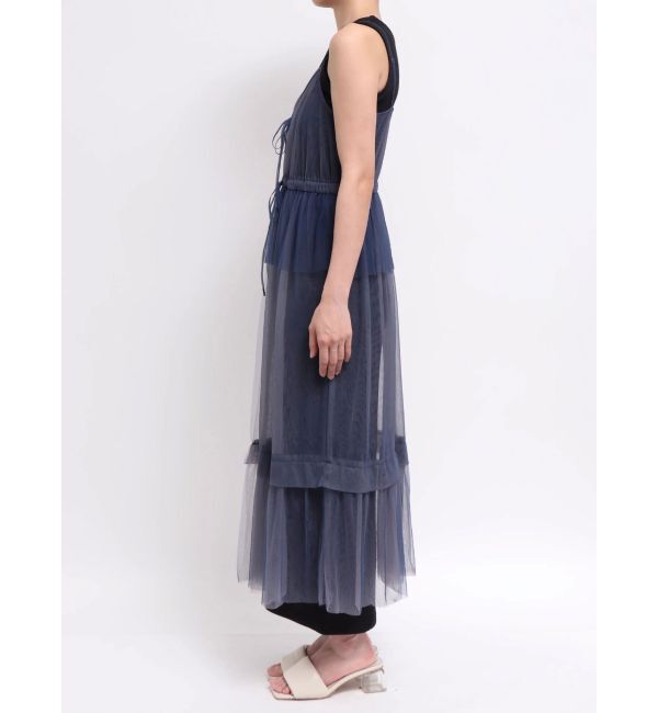 LAGUNAMOON「レイヤードチュールキャミワンピース」|ワンピース|