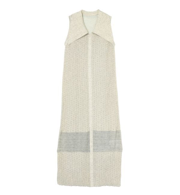 LAGUNAMOON「ミックスパターンカラーネックニットワンピース」|ワンピース|ライトグリーン