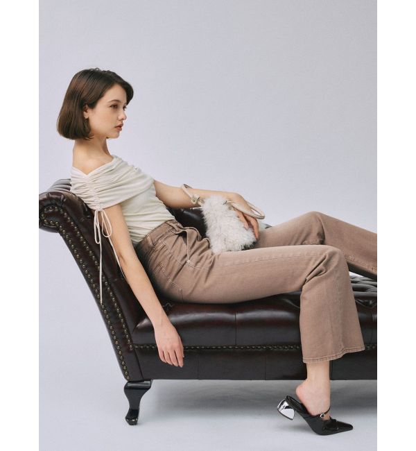 LAGUNAMOON「MODERNカッティングメタルヒールミュール」|その他|