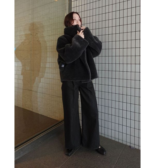 LAGUNAMOON「【REVIVAL】フェイクムートンスタンドカラーコート」|その他|