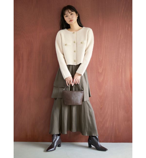 LAGUNAMOON「フェイクオイルレザー2WAYバッグ」|ハンドバッグ|