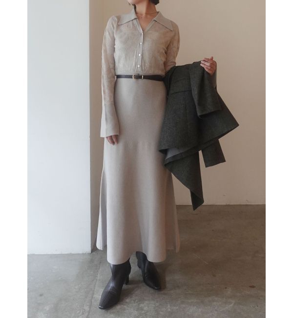 LAGUNAMOON「シアージャガードナローニットワンピース」|ワンピース|