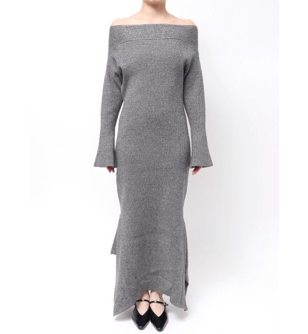 LAGUNAMOON「オフショルリブニットワンピース」|ワンピース|