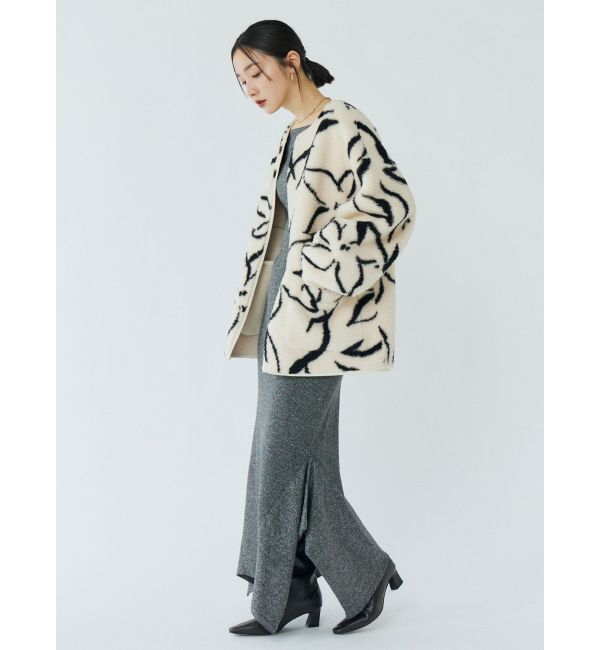 LAGUNAMOON「オフショルリブニットワンピース」|ワンピース|