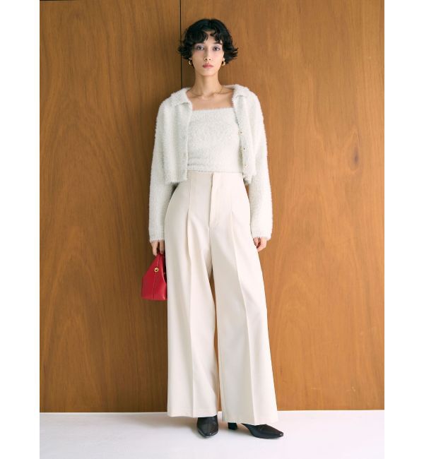 LAGUNAMOON「ウォッシャブルタックワイドパンツ」|その他|