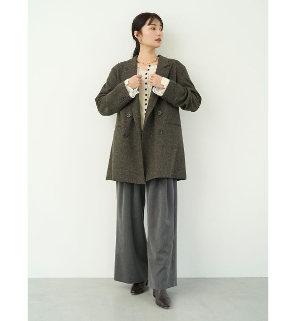 LAGUNAMOON「レーススリーブニットプルオーバー」|ニット・セーター|