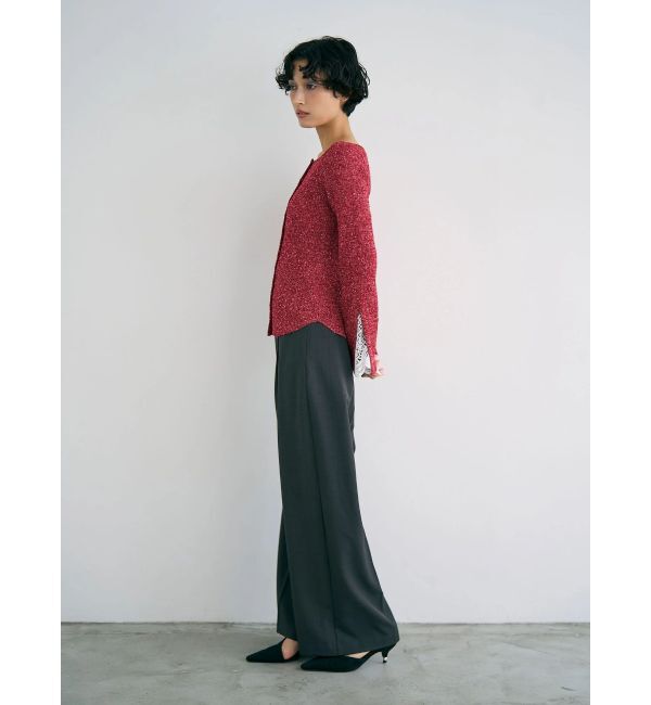 LAGUNAMOON「レーススリーブニットプルオーバー」|ニット・セーター|