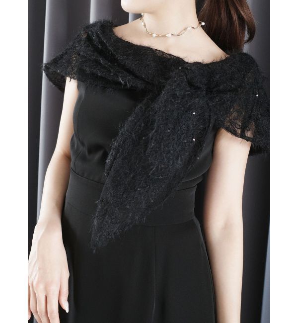 LAGUNAMOON「LADYオフショルレースドレス」|ドレス|