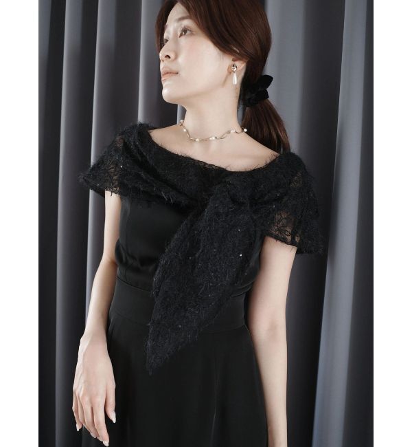 LAGUNAMOON「LADYオフショルレースドレス」|ドレス|