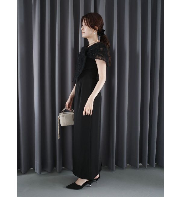 LAGUNAMOON「LADYオフショルレースドレス」|ドレス|