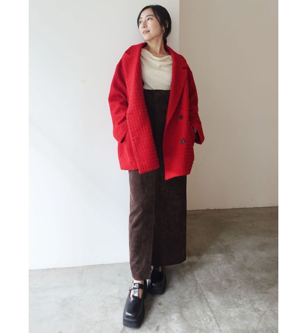 LAGUNAMOON「ツイードオーバージャケットコート」|その他|