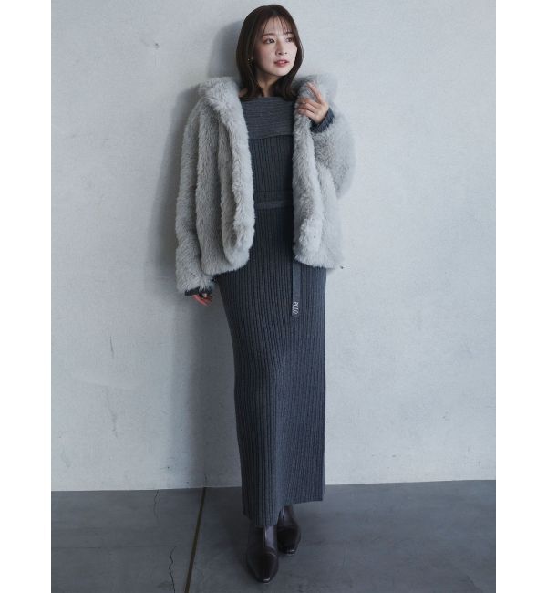 LAGUNAMOON「【POLO BCSコラボ】Iラインニットスカート」|スカート|