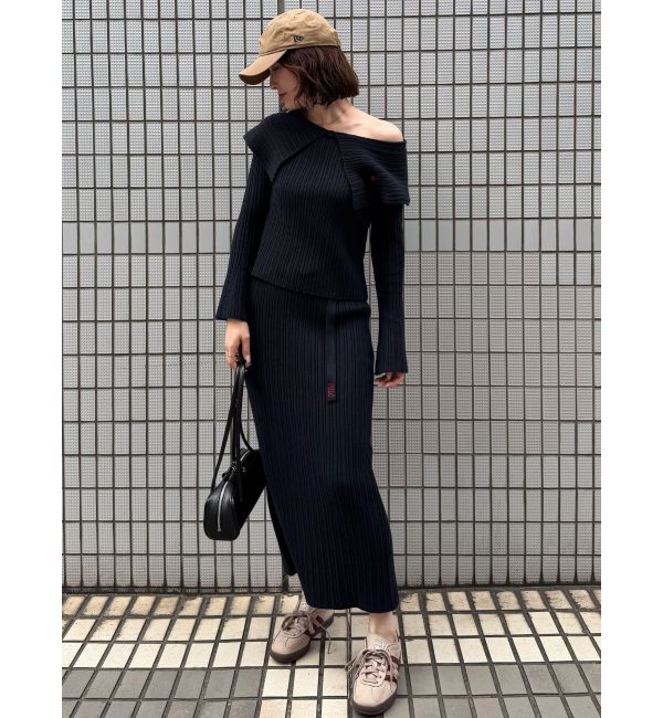 LAGUNAMOON「【POLO BCSコラボ】Iラインニットスカート」|スカート|