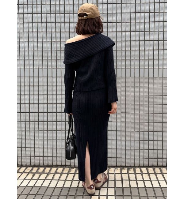 LAGUNAMOON「【POLO BCSコラボ】Iラインニットスカート」|スカート|