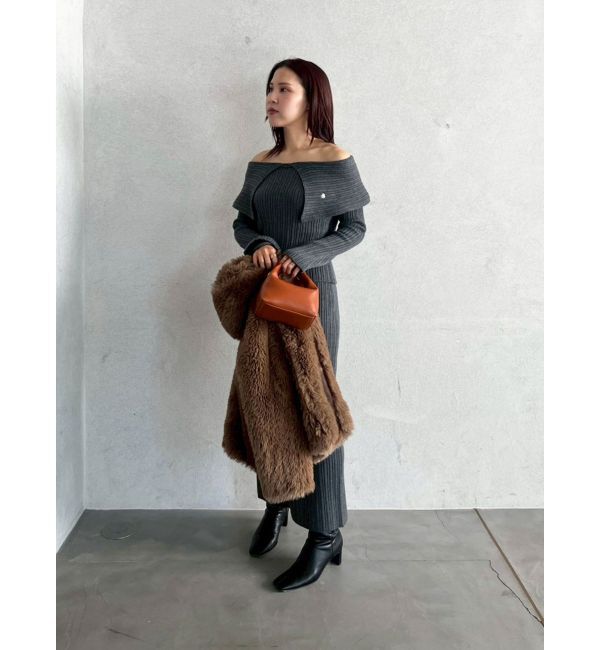 LAGUNAMOON「【POLO BCSコラボ】Iラインニットスカート」|スカート|