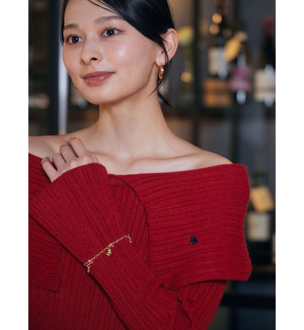 LAGUNAMOON「【POLO BCSコラボ】ワイドカラーニットプルオーバー」|ニット・セーター|