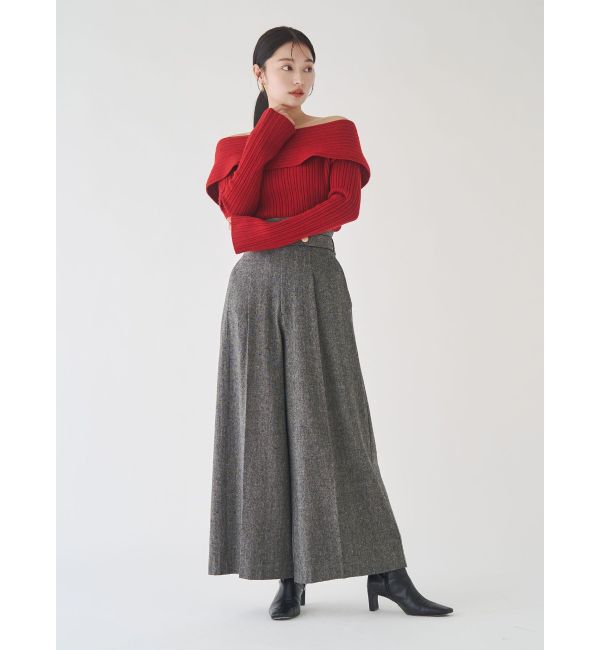 LAGUNAMOON「【POLO BCSコラボ】ワイドカラーニットプルオーバー」|ニット・セーター|