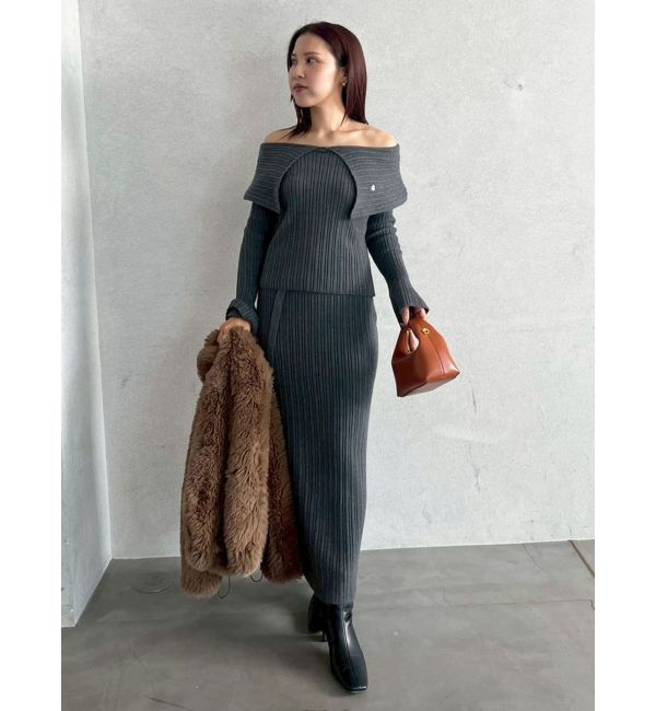 LAGUNAMOON「【POLO BCSコラボ】ワイドカラーニットプルオーバー」|ニット・セーター|