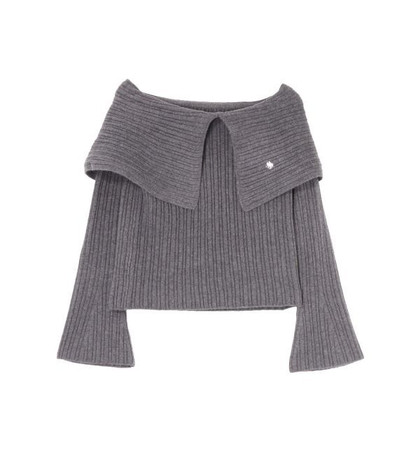 LAGUNAMOON「【POLO BCSコラボ】ワイドカラーニットプルオーバー」|ニット・セーター|