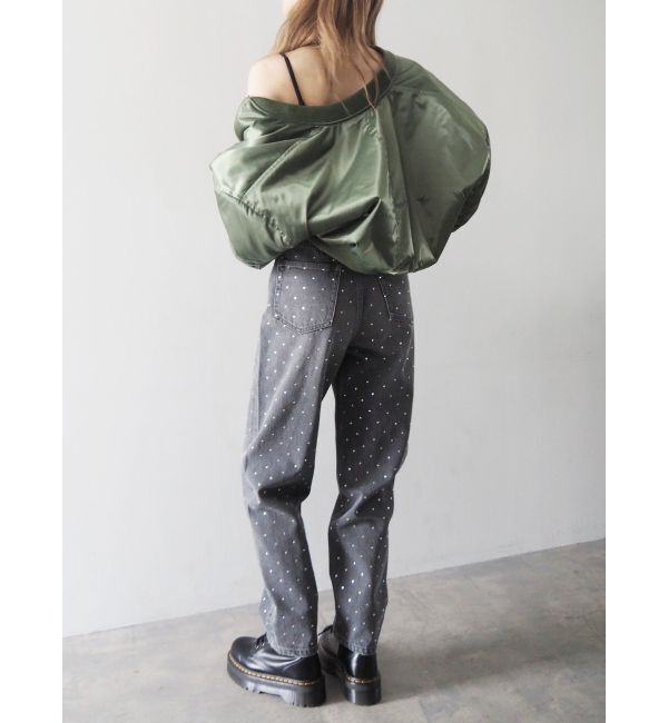 EVRIS「サテンショートMA-1【セットアップ着用可能】」|ブルゾン・スタジャン|