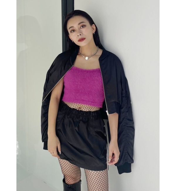 EVRIS「サテンショートMA-1【セットアップ着用可能】」|ブルゾン・スタジャン|