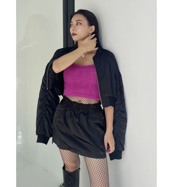 EVRIS「サテンショートMA-1【セットアップ着用可能】」|ブルゾン・スタジャン|