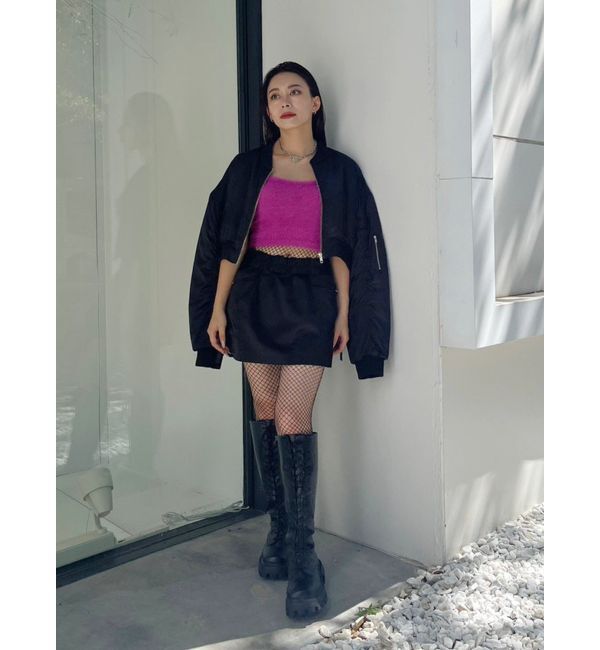 EVRIS「サテンショートMA-1【セットアップ着用可能】」|ブルゾン・スタジャン|