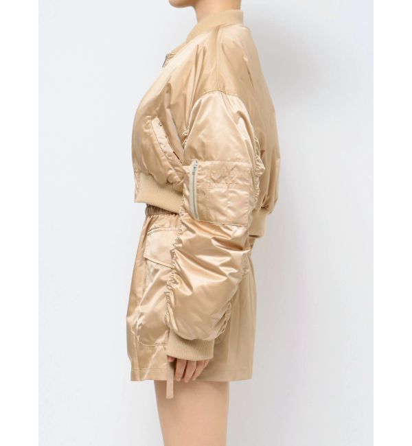 EVRIS「サテンショートMA-1【セットアップ着用可能】」|ブルゾン・スタジャン|