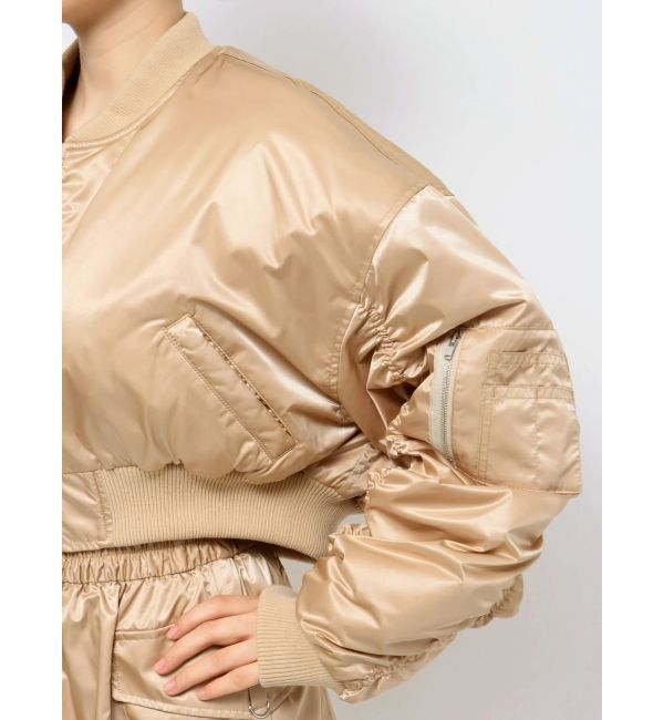 EVRIS「サテンショートMA-1【セットアップ着用可能】」|ブルゾン・スタジャン|