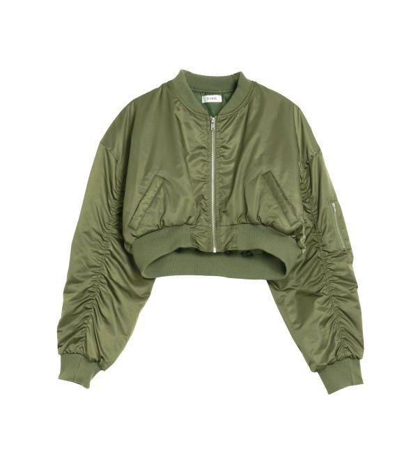 EVRIS「サテンショートMA-1【セットアップ着用可能】」|ブルゾン・スタジャン|