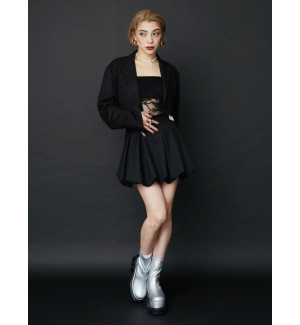 EVRIS「プラットフォームショートブーツ」|ショートブーツ|