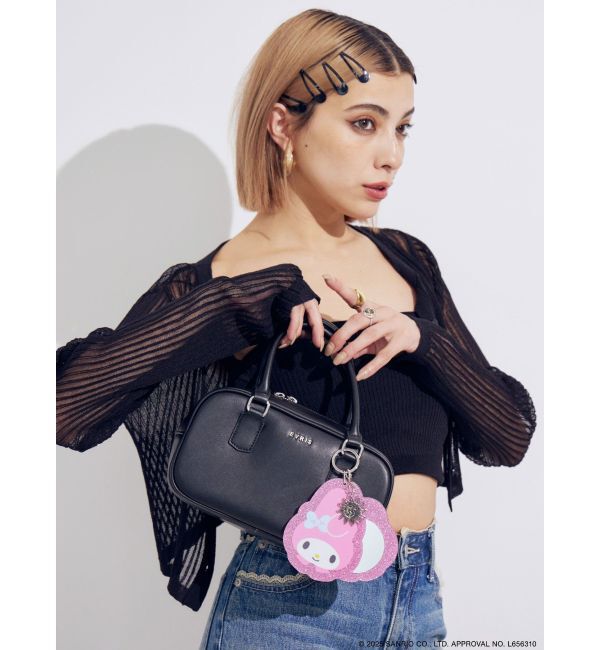 EVRIS「【メロクロコラボ】マイメロディグリッターミラーキーホルダー」|チャーム・キーホルダー|