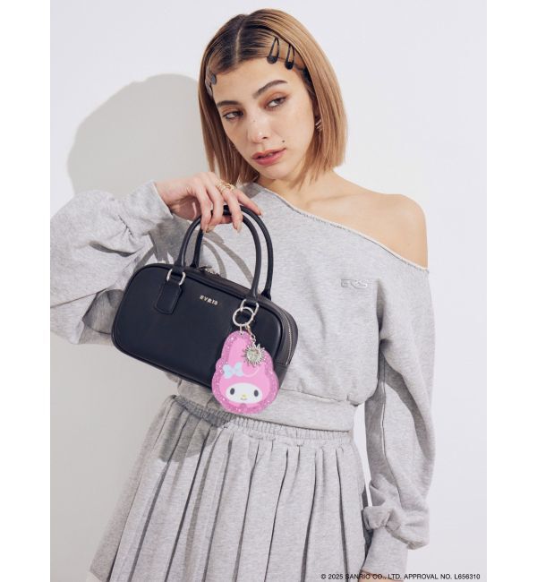 EVRIS「【メロクロコラボ】マイメロディグリッターミラーキーホルダー」|チャーム・キーホルダー|