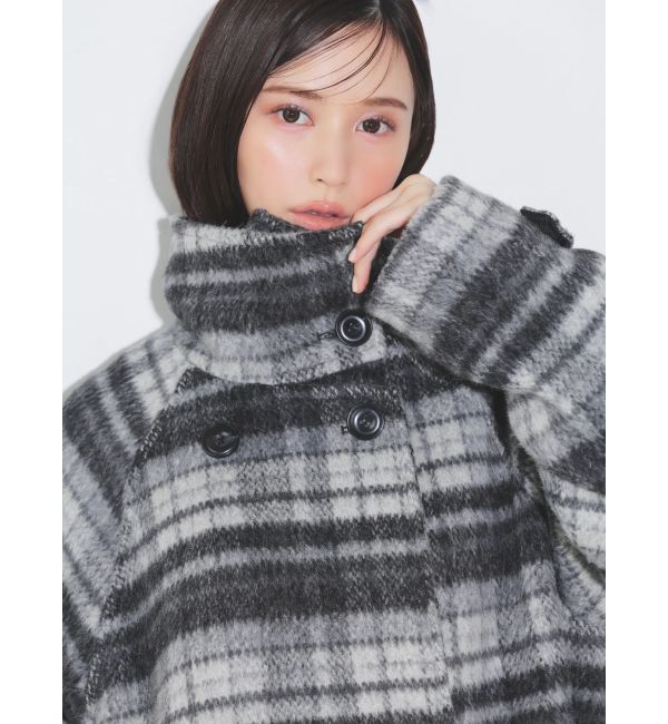 EVRIS「スタンドカラーロングコート」|チェスターコート|