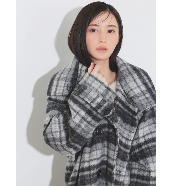 EVRIS「スタンドカラーロングコート」|チェスターコート|