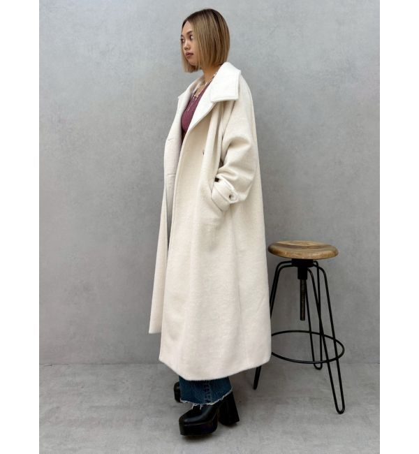 EVRIS「スタンドカラーロングコート」|チェスターコート|