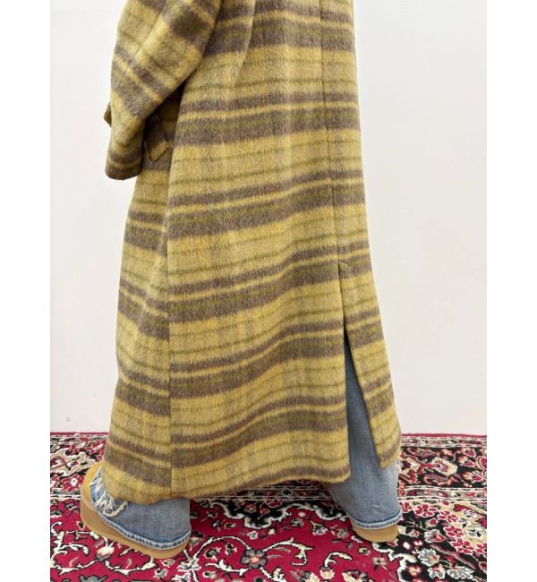 EVRIS「スタンドカラーロングコート」|チェスターコート|