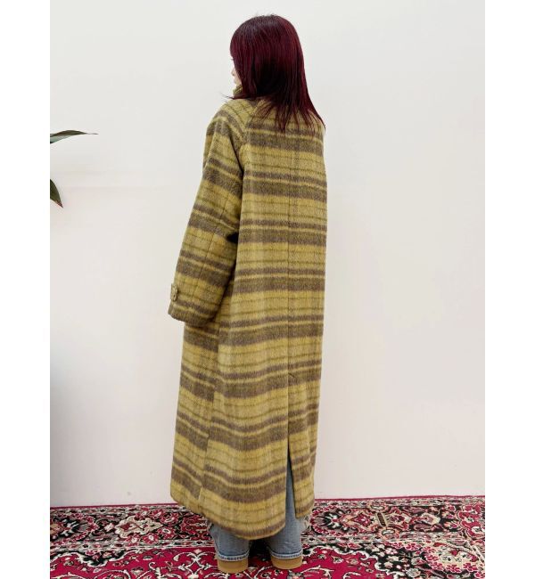 EVRIS「スタンドカラーロングコート」|チェスターコート|