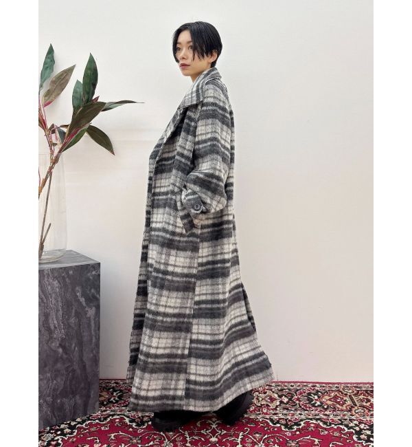 EVRIS「スタンドカラーロングコート」|チェスターコート|