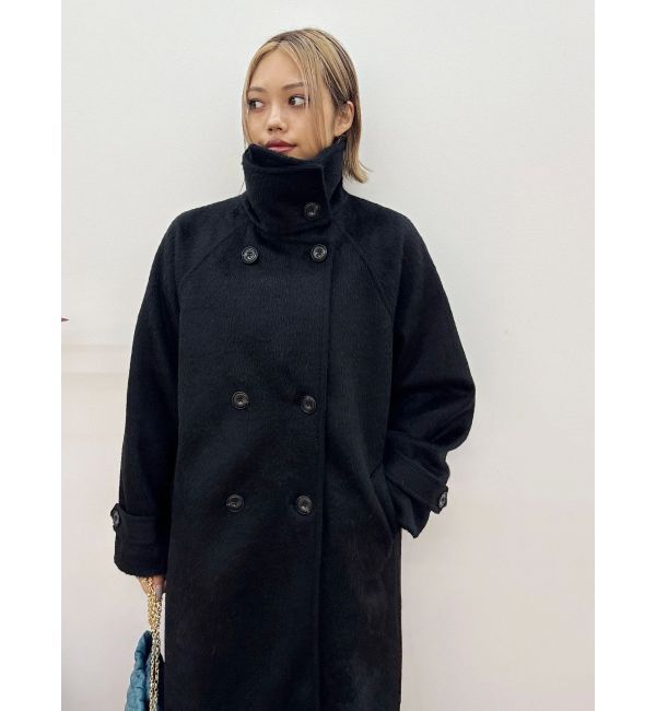 EVRIS「スタンドカラーロングコート」|チェスターコート|