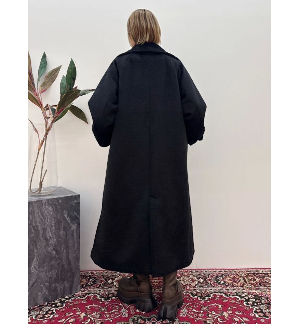 EVRIS「スタンドカラーロングコート」|チェスターコート|