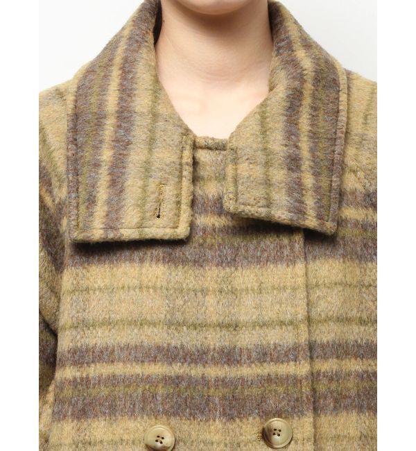 EVRIS「スタンドカラーロングコート」|チェスターコート|