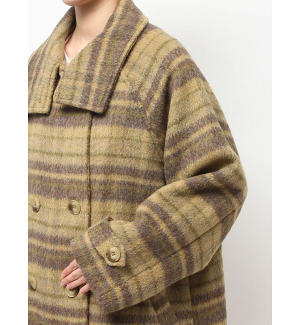 EVRIS「スタンドカラーロングコート」|チェスターコート|