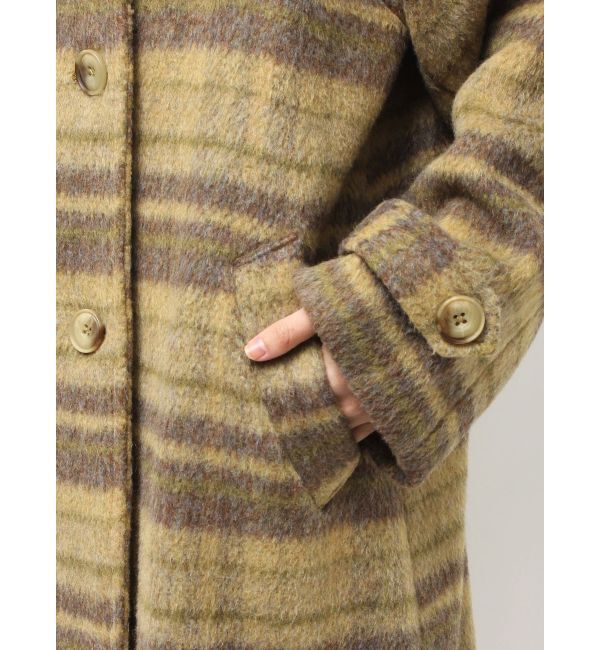 EVRIS「スタンドカラーロングコート」|チェスターコート|