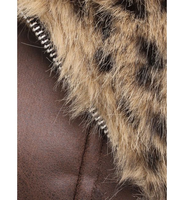 EVRIS「【SNSでバズり中】リバーシブルフェイクファーブルゾン」|ブルゾン・スタジャン|