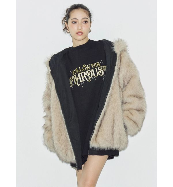 EVRIS「リバーシブルオーバーサイズフードブルゾン」|ブルゾン・スタジャン|