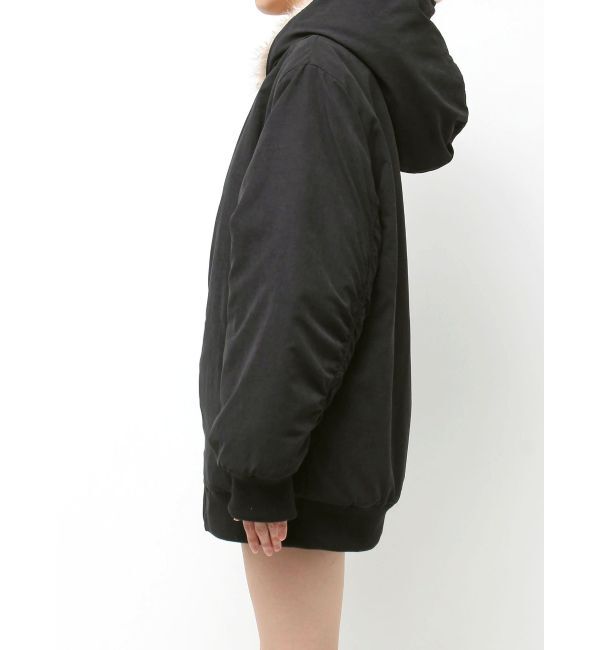 EVRIS「リバーシブルオーバーサイズフードブルゾン」|ブルゾン・スタジャン|