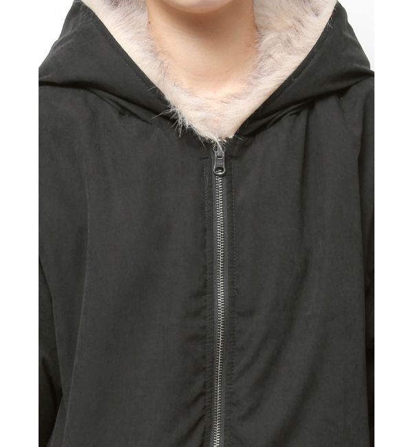 EVRIS「リバーシブルオーバーサイズフードブルゾン」|ブルゾン・スタジャン|